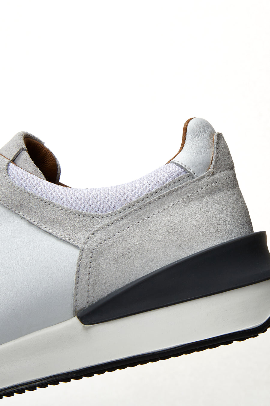 Erkek Gri Süet Deri Sneaker