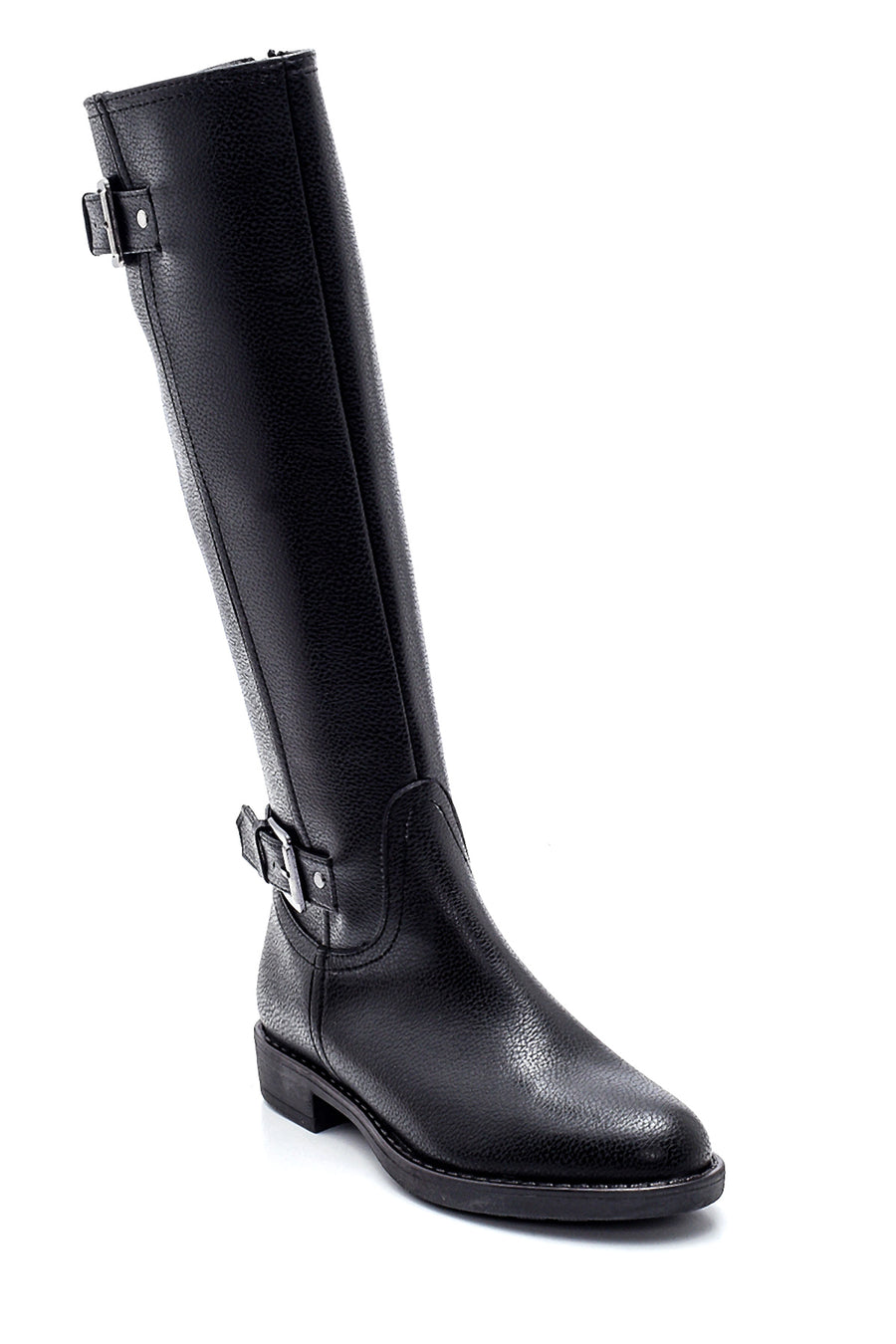 Women's Zipper Detailed Buckle Boots