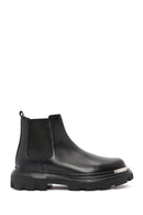 
Men's Black Metal Detailed Leather Chelsea Boot
 | Derimod