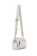 Woman Gray Fabric Mini Crossbody Bag | Derimod