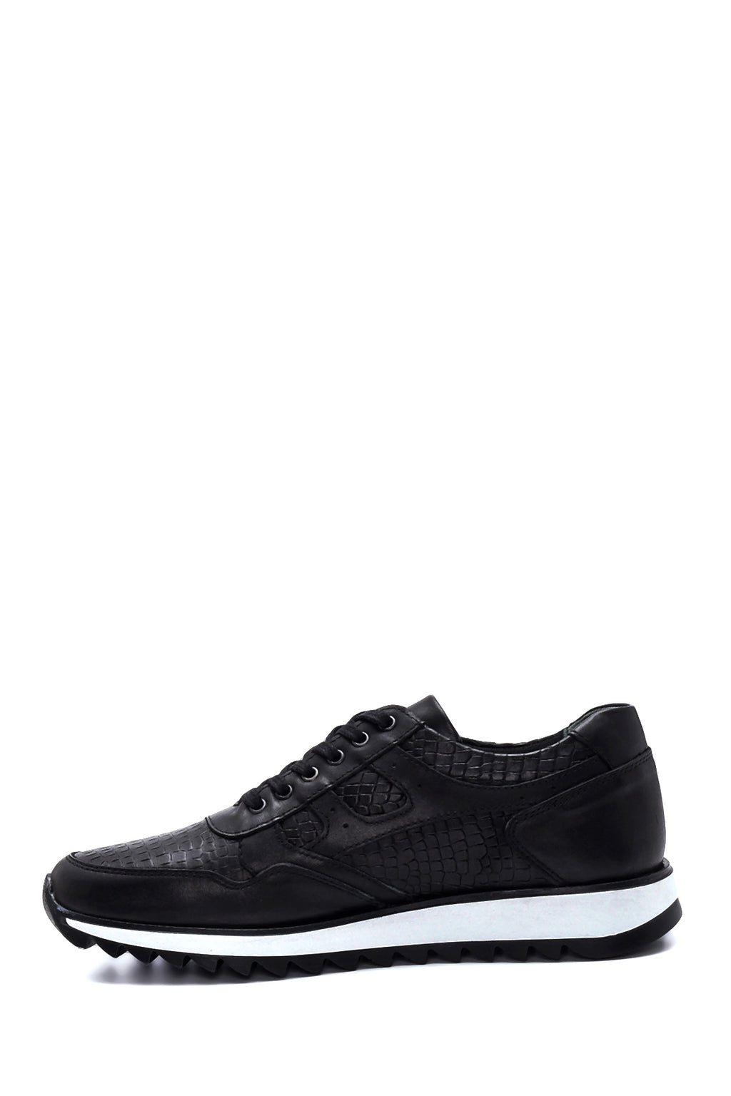 Erkek Deri Desenli Sneaker