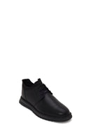 Male Black Lace-Up Leather Casual Shoes | Derimod