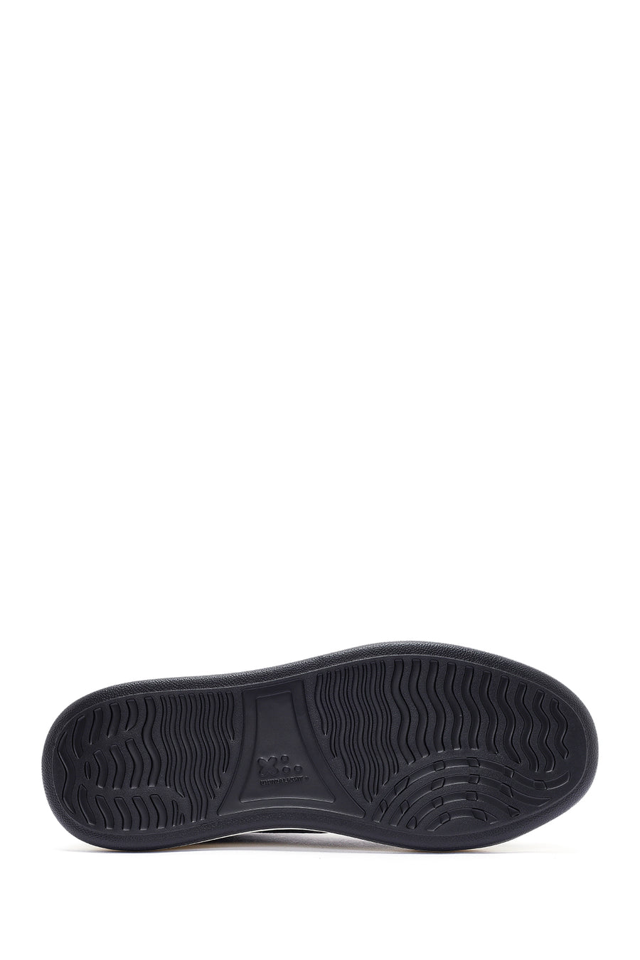 Erkek Kahverengi Bağcıklı Deri Sneaker