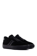 Erkek Siyah Süet Deri Sneaker | Derimod