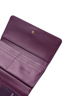 Women's Purple Strap Detailed Wallet | Derimod