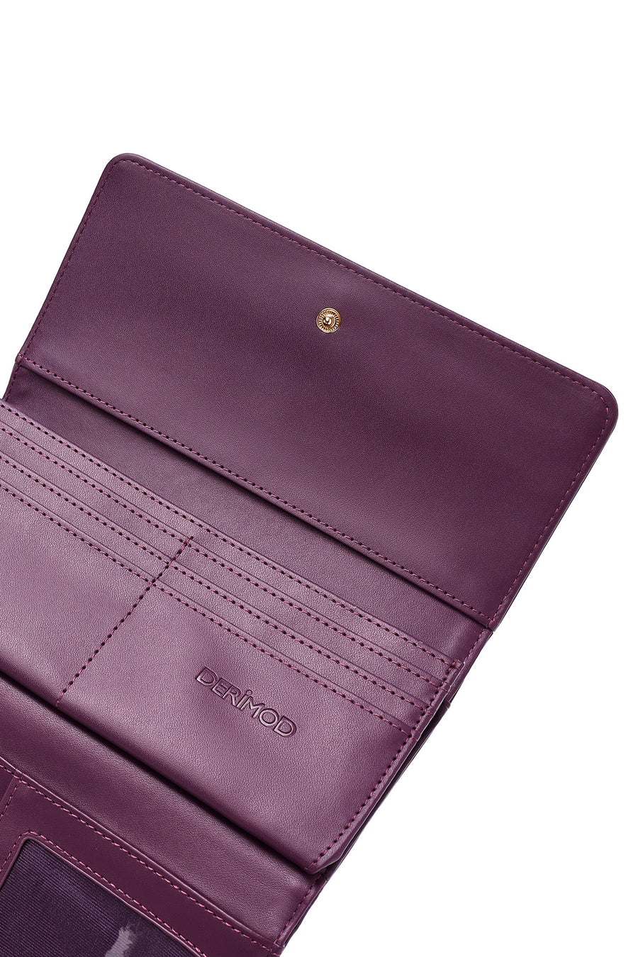 Women's Purple Strap Detailed Wallet