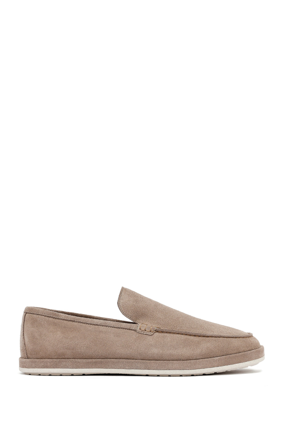 Erkek Bej Süet Deri Loafer 26SFD612310 | Derimod