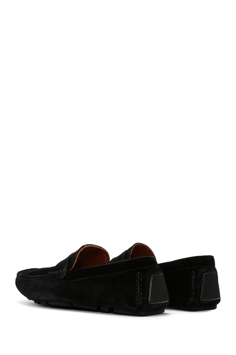 Men's Black Suede Leather Loafer