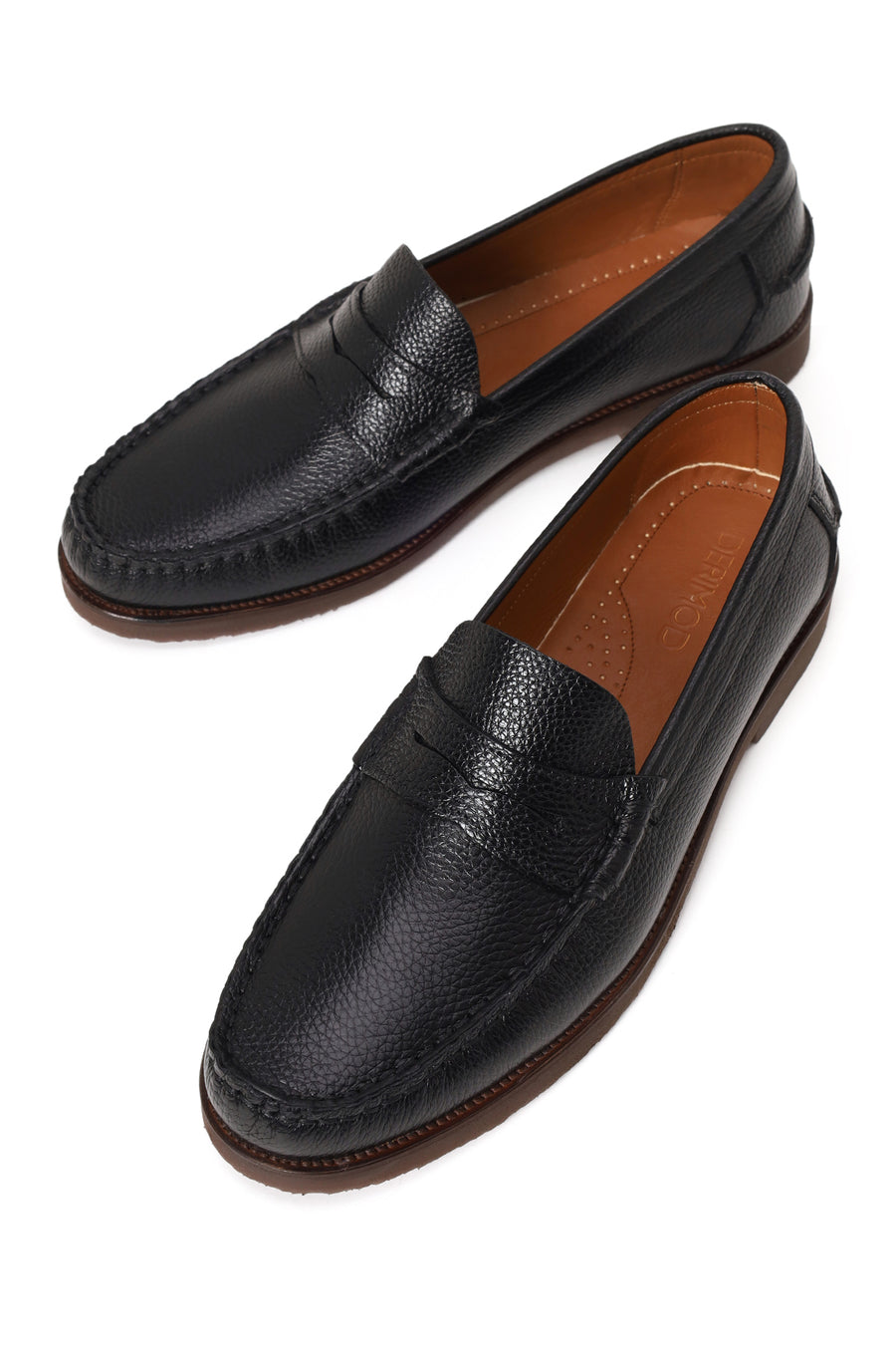 Erkek Siyah Deri Casual Loafer