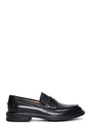Erkek Siyah Deri Casual Loafer | Derimod