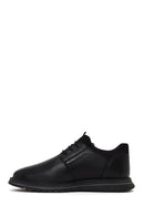 Male Black Lace-Up Leather Casual Shoes | Derimod