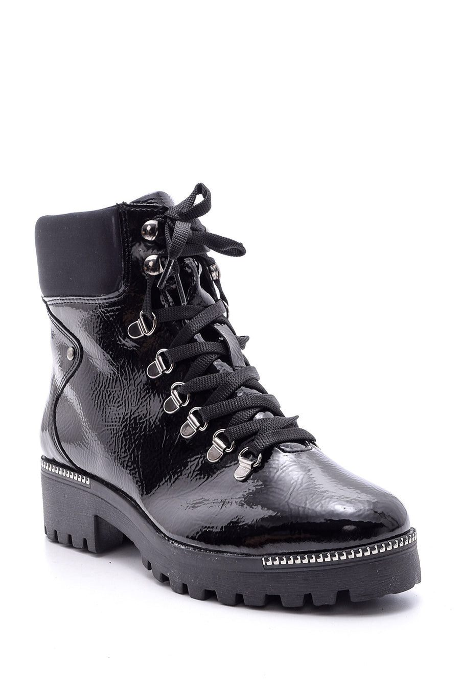 Women's Patent Leather Boots