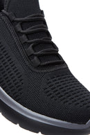 Derimod Zero Men's Black Lace-Up Thick Soled Sneaker | Derimod