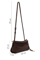 Woman Brown Long-Strap Mini Shoulder Bag | Derimod