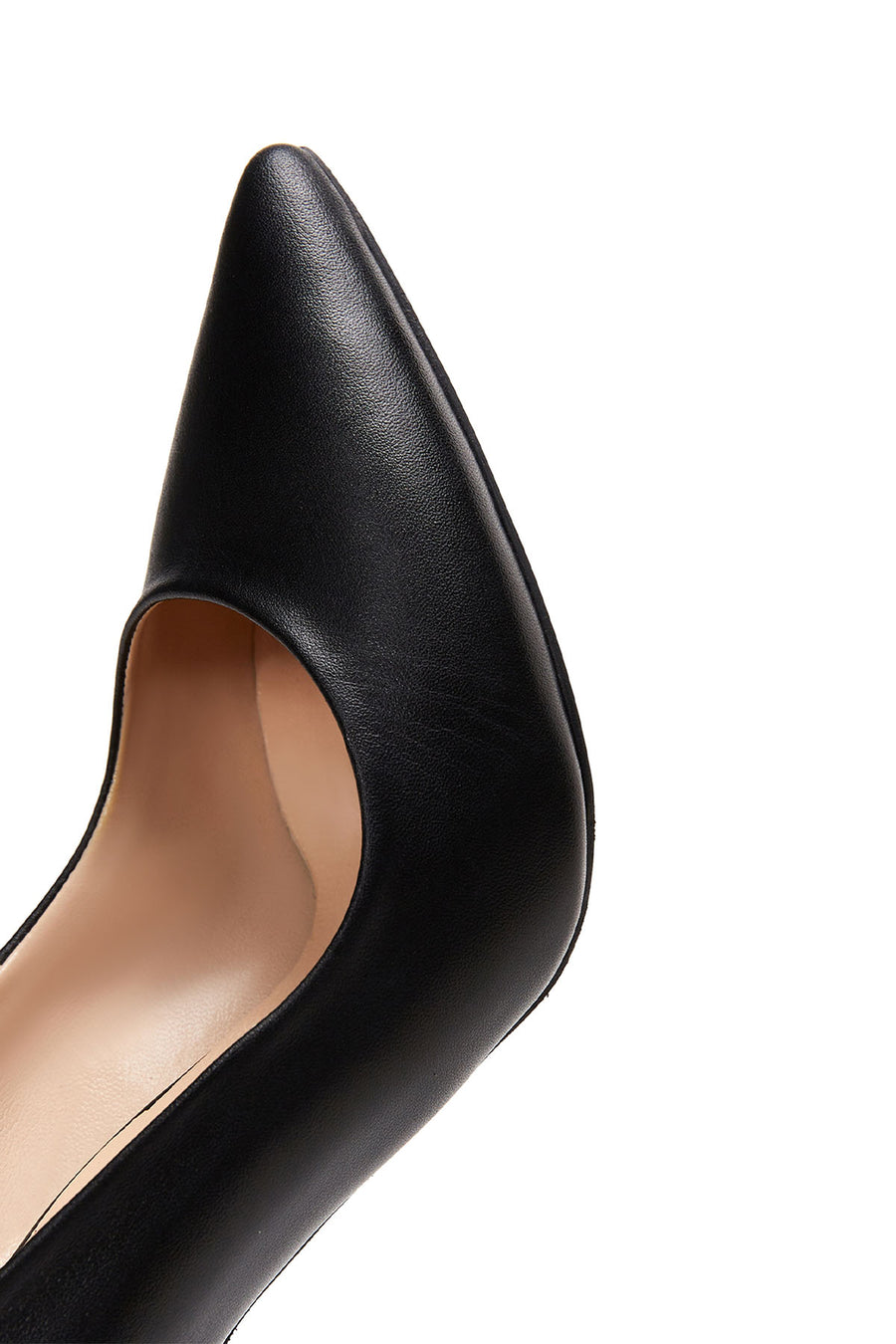 Kadın Siyah Deri Stiletto
