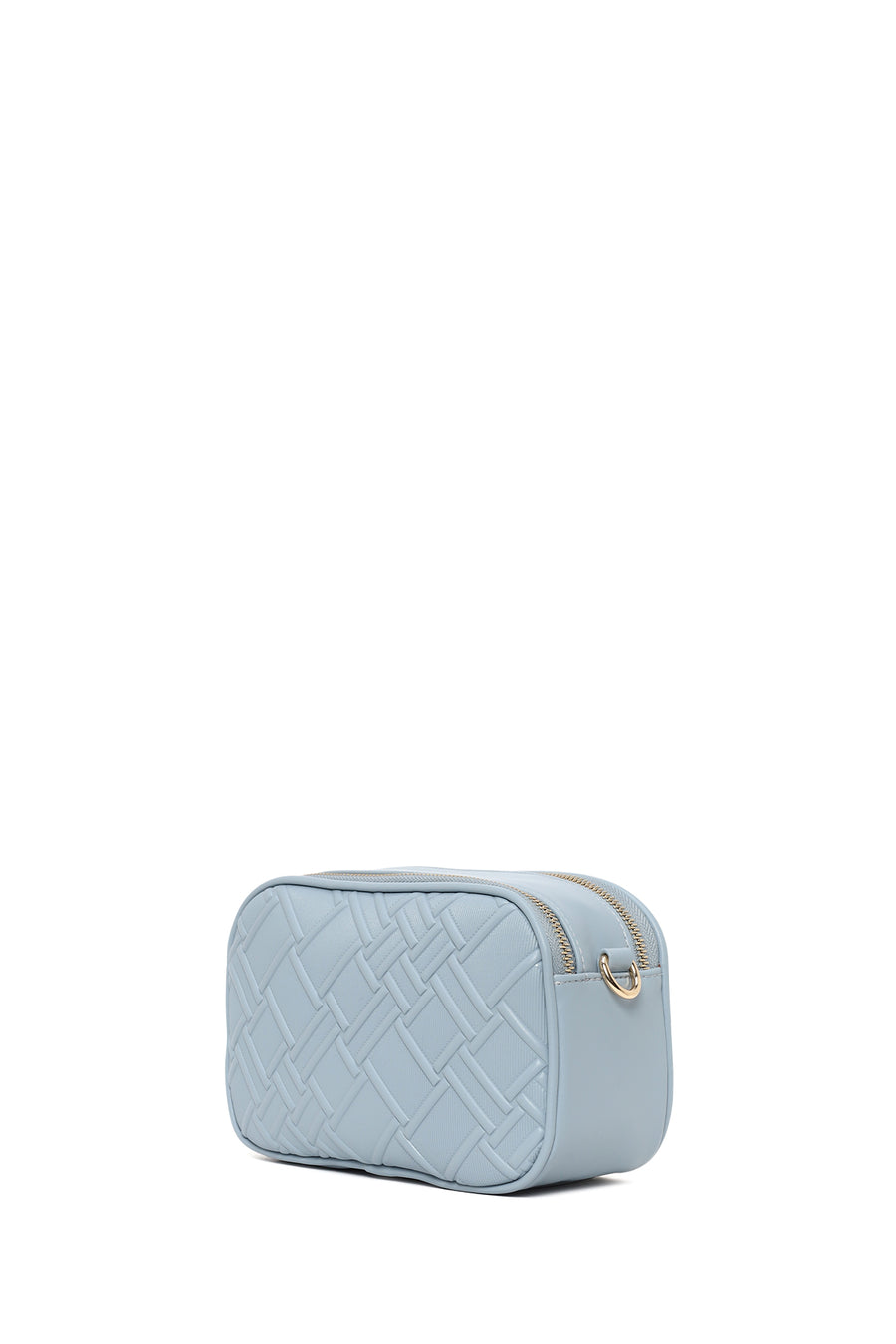 Woman Blue Printed Crossbody Bag