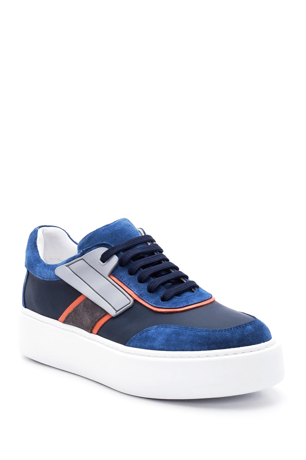 Erkek Deri Yüksek Taban Sneaker