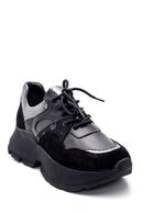 Kadın Deri  Süet Deyatlı Sneaker | Derimod