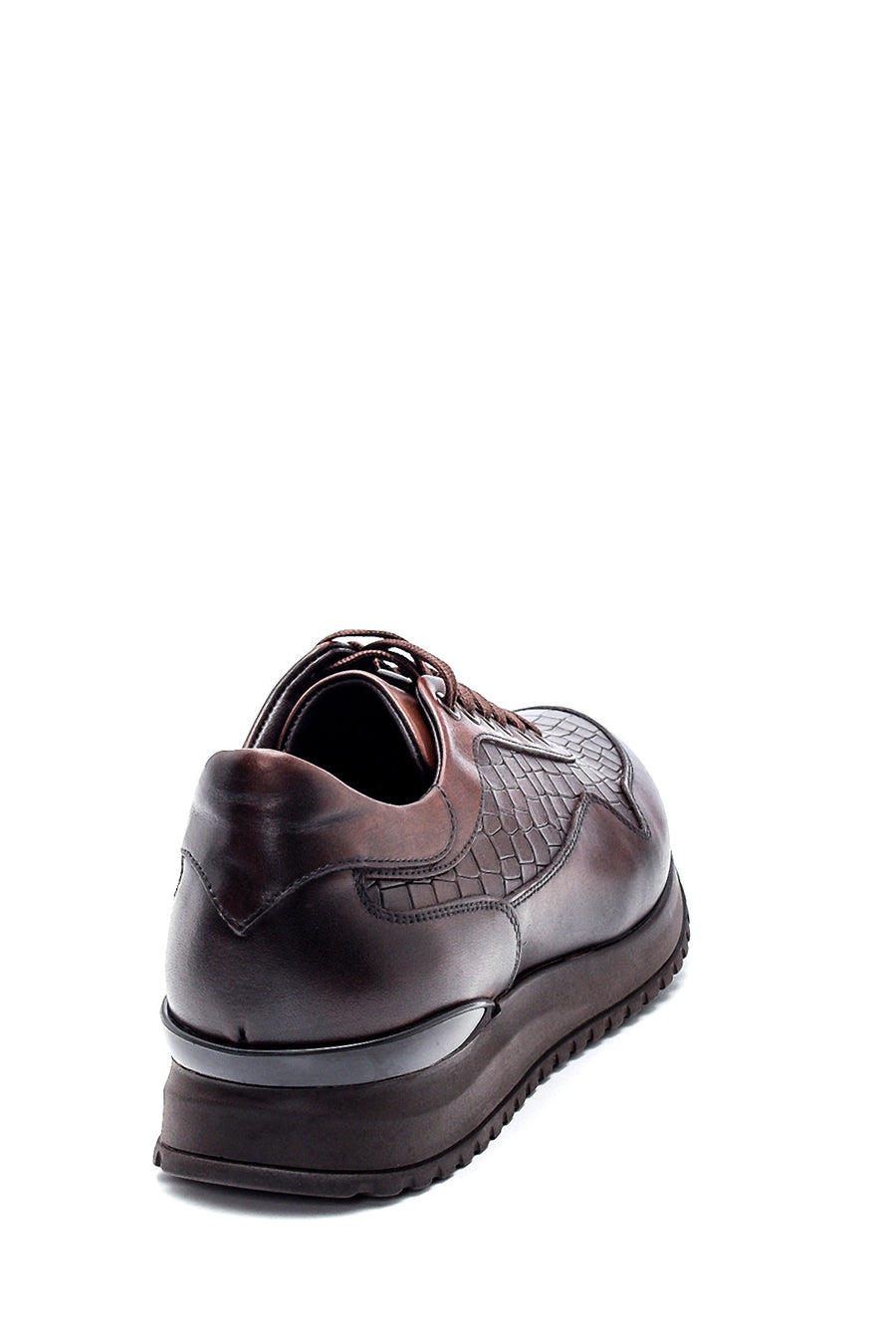 Erkek Deri Kroko Sneaker