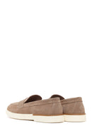 Erkek Bej Süet Deri Casual Loafer | Derimod
