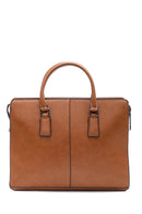 Men's Tan Long Strap Briefcase | Derimod