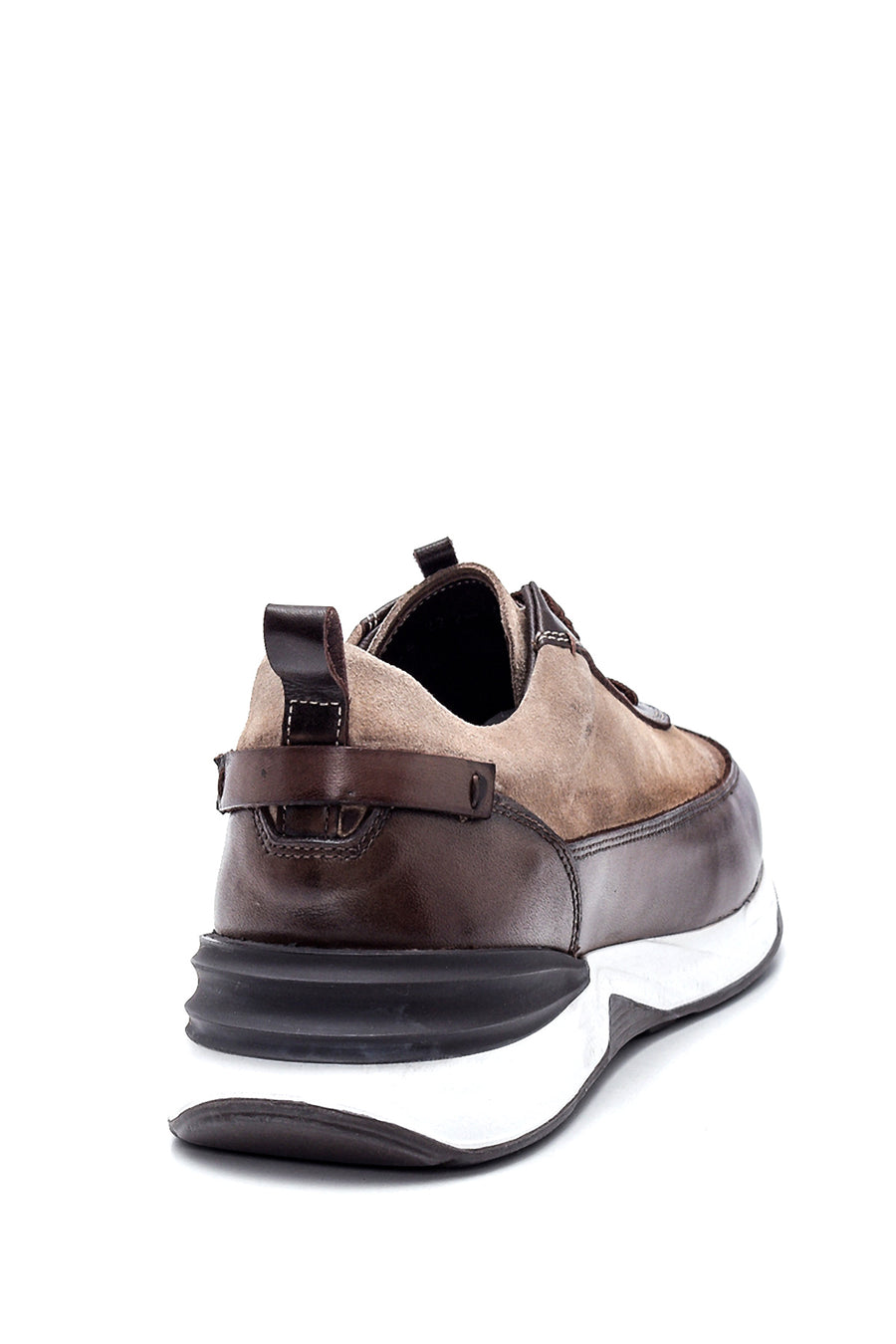 Erkek Deri Süet Detaylı Sneaker
