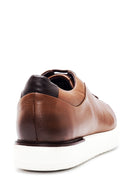 Men's Tan Leather Sneaker | Derimod