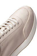 Men's Beige Leather Sneaker | Derimod
