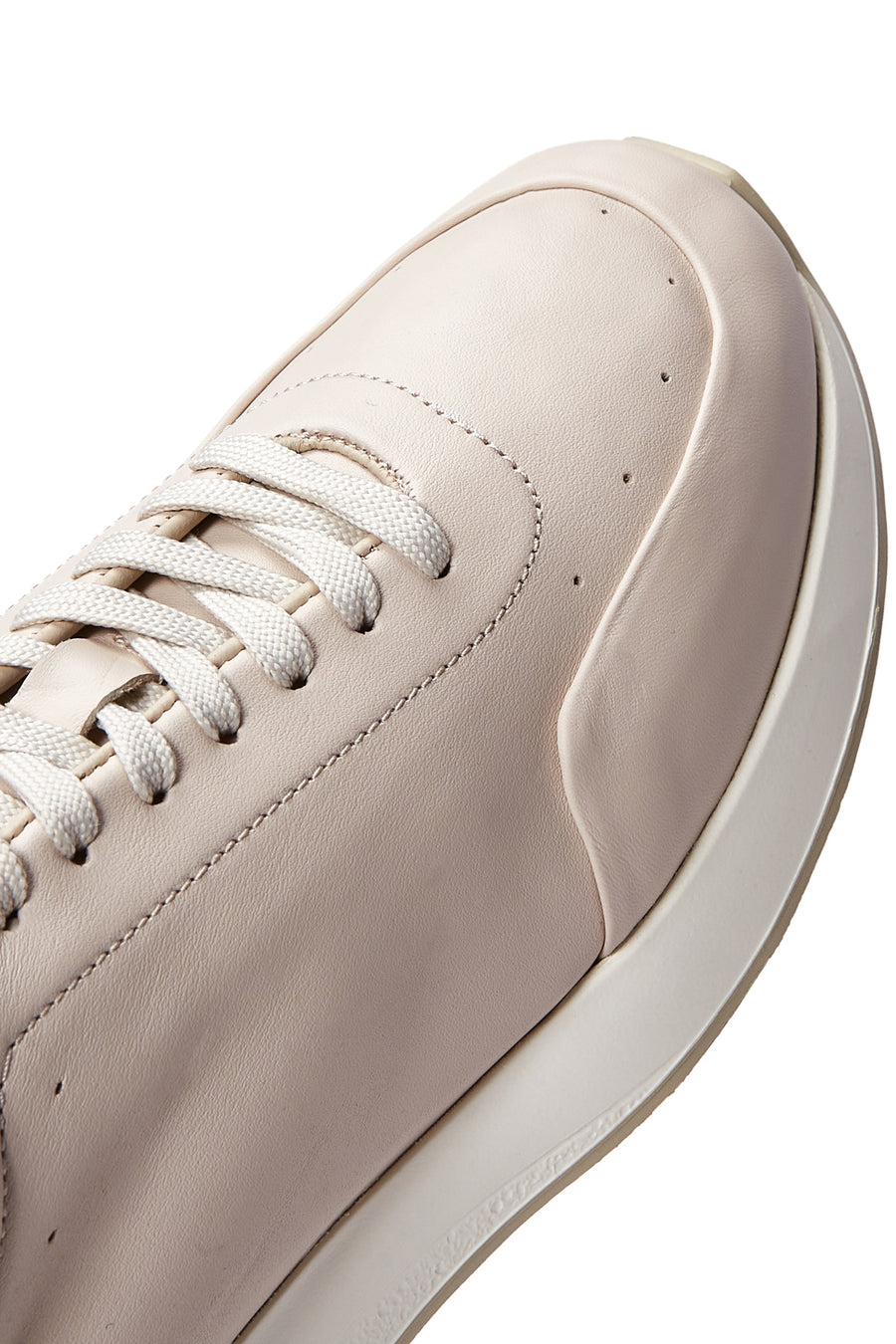Men's Beige Leather Sneaker