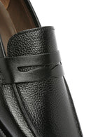 Erkek Siyah Deri Klasik Loafer | Derimod