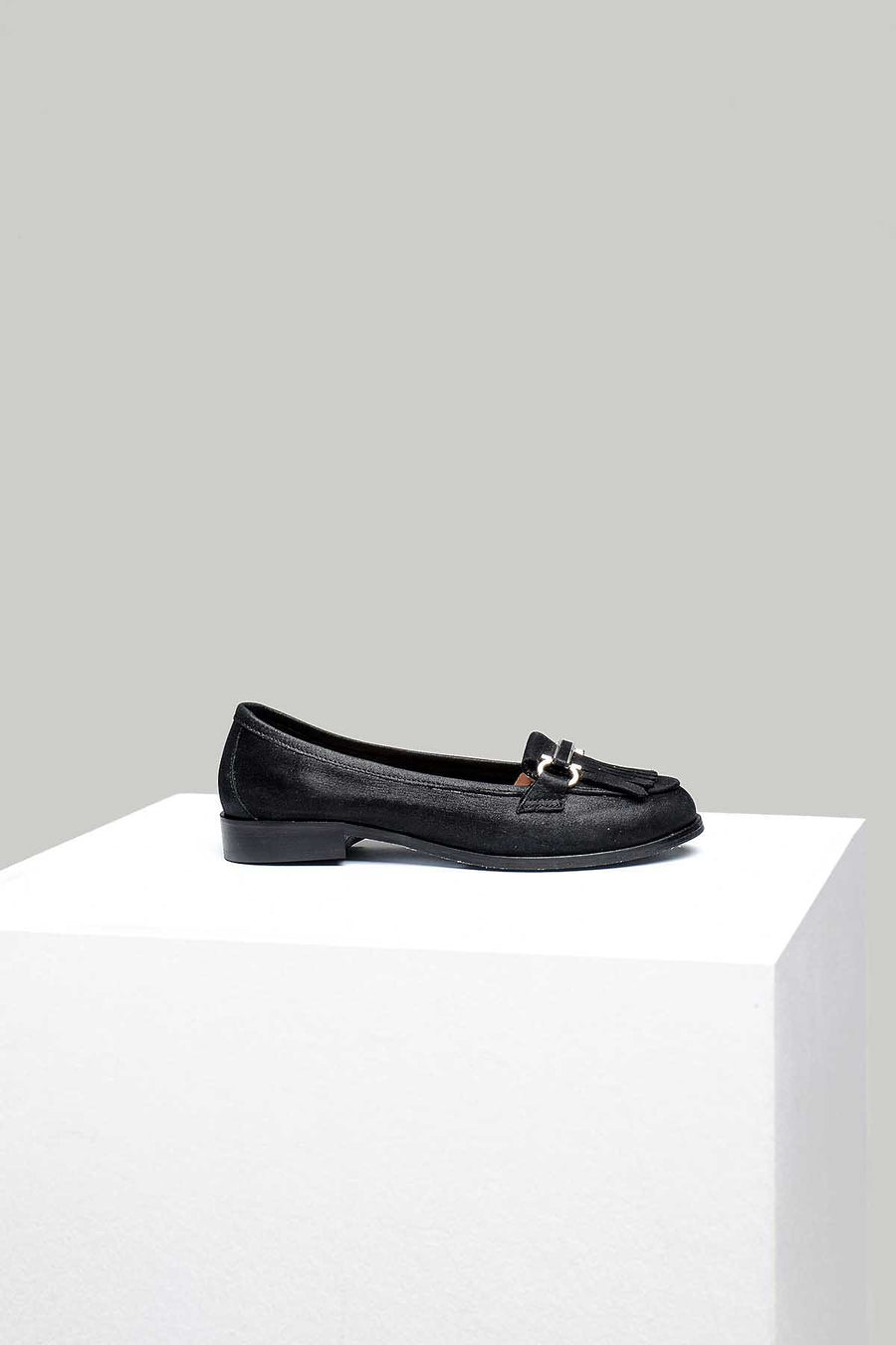 Women's Leather Ballerinas with Buckle