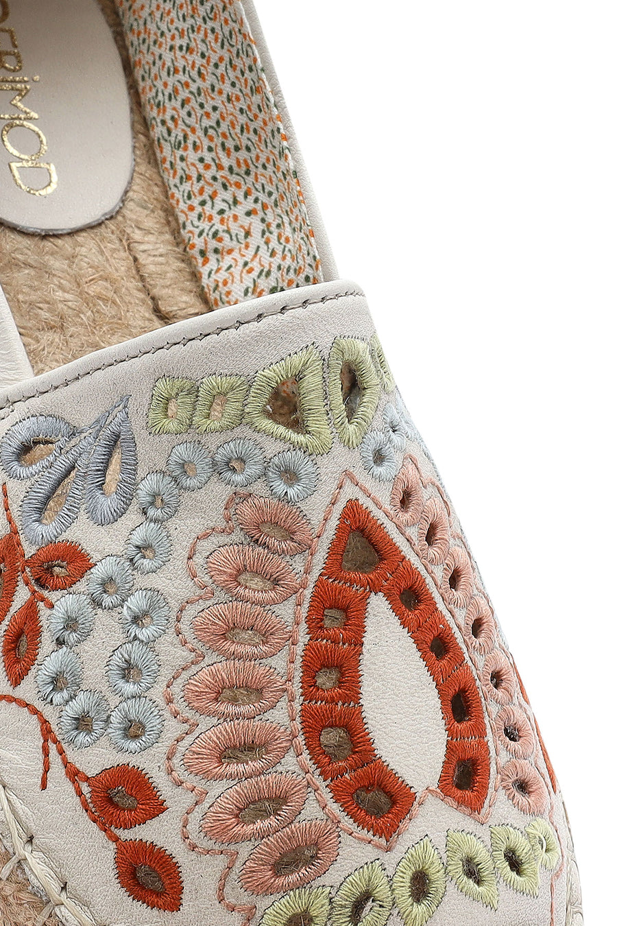 Women's Beige Patterned Espadrilles