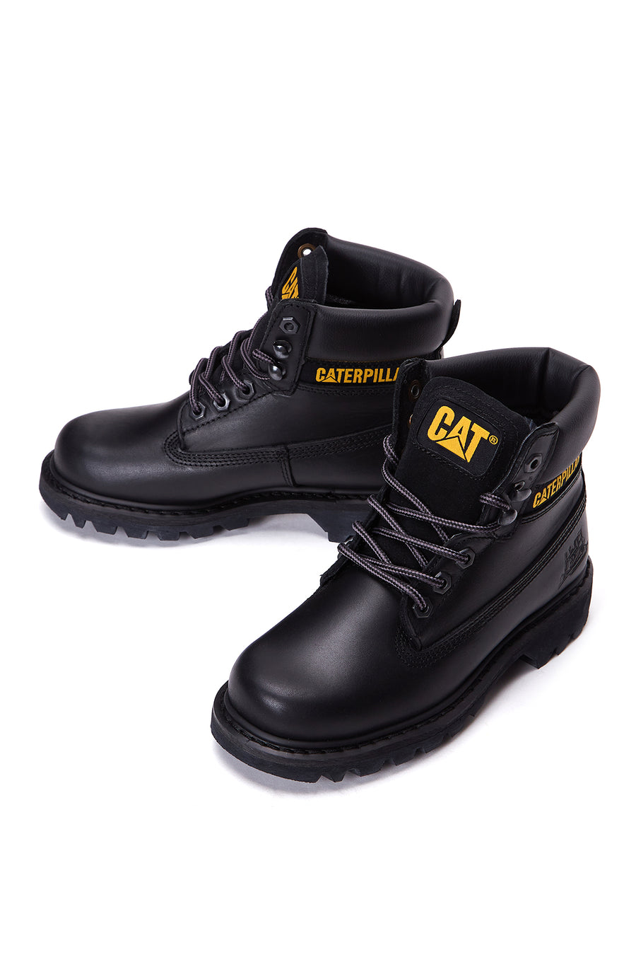 Caterpillar Women's Black Leather Colorado Boots