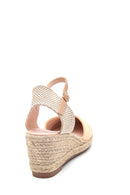Women's Straw Wedge Heeled Sandals | Derimod
