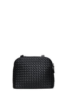 Women's Black Knitted Crossbody Bag | Derimod