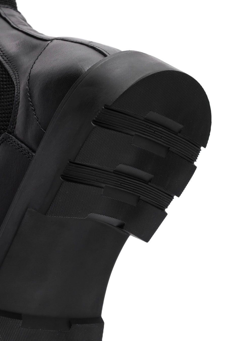Men's Black Leather Chelsea Boots