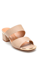 Women's Casual Heeled Slippers | Derimod