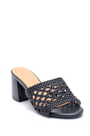 Women's Casual Heeled Slippers | Derimod