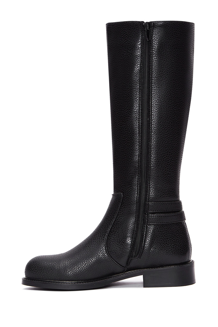 Women's Black Zippered Boots