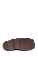 Women's Brown Suede Leather Boots | Derimod