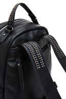 Women's Black Metal Detailed Backpack | Derimod