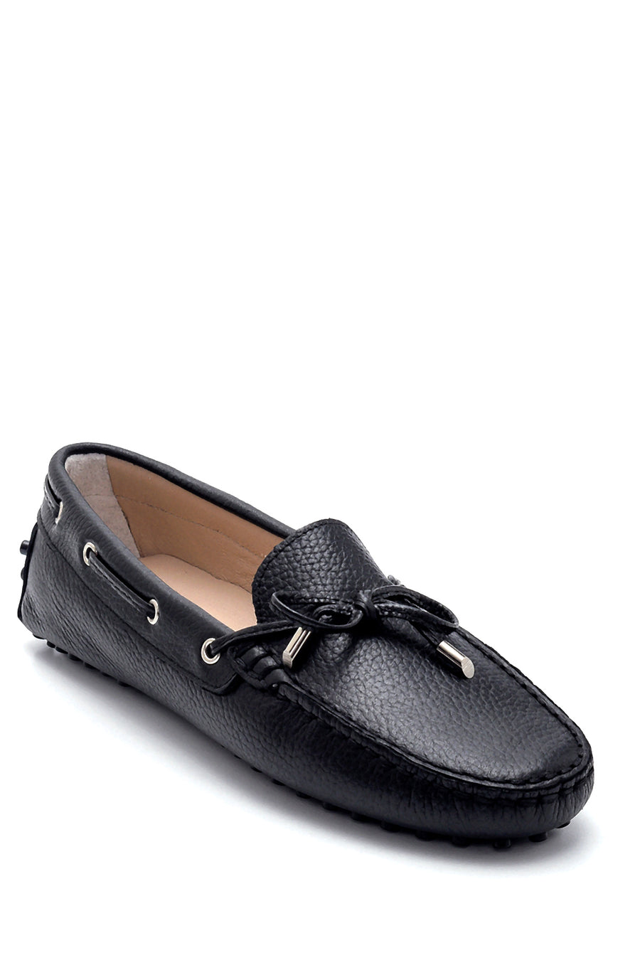 Kadın Deri Fiyonk Detaylı Loafer