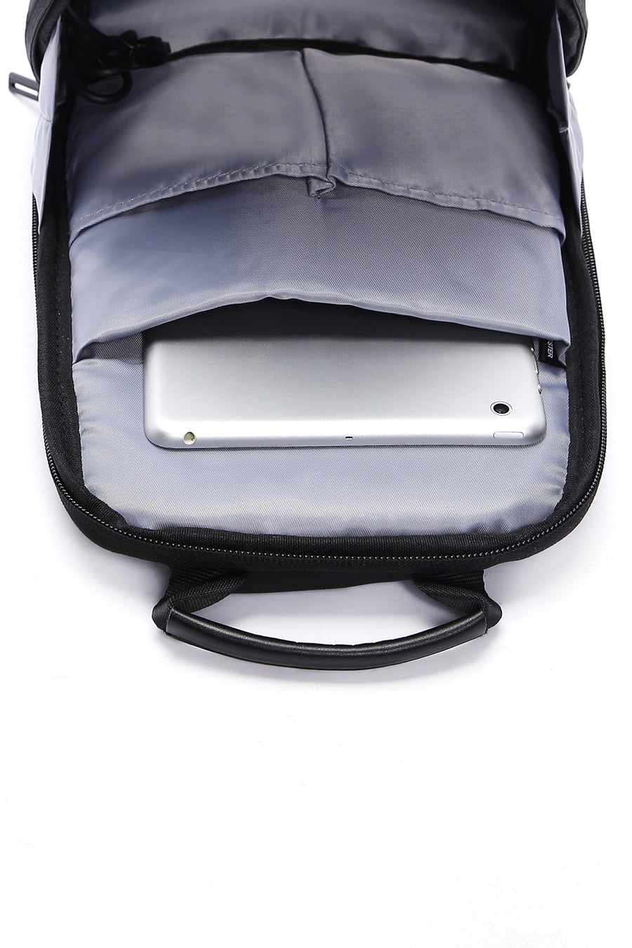 D-Pack Men's Black Technological Fabric Crossbody Bag