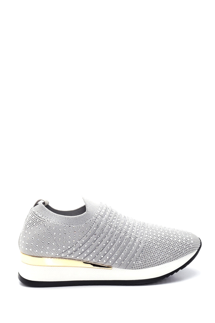Kadın Gri Taşlı Sneaker 22SFD43036F | Derimod