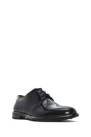 Men's Black Laced Leather Classic Shoes | Derimod