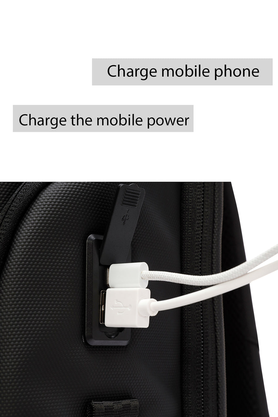 D-Pack Unisex Siyah Teknolojik Kumaş Sırt Çantası