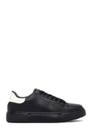 Erkek Siyah Bağcıklı Kalın Tabanlı Sneaker | Derimod