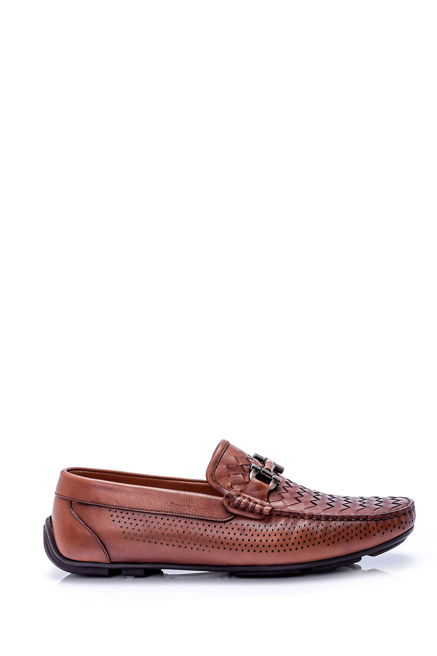 Erkek Tokalı Deri Loafer 19SFD307218 | Derimod
