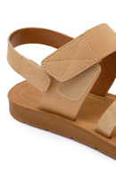 Women's Tan Strappy Sandals | Derimod