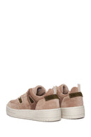 Kadın Bej Süet Deri Sneaker | Derimod